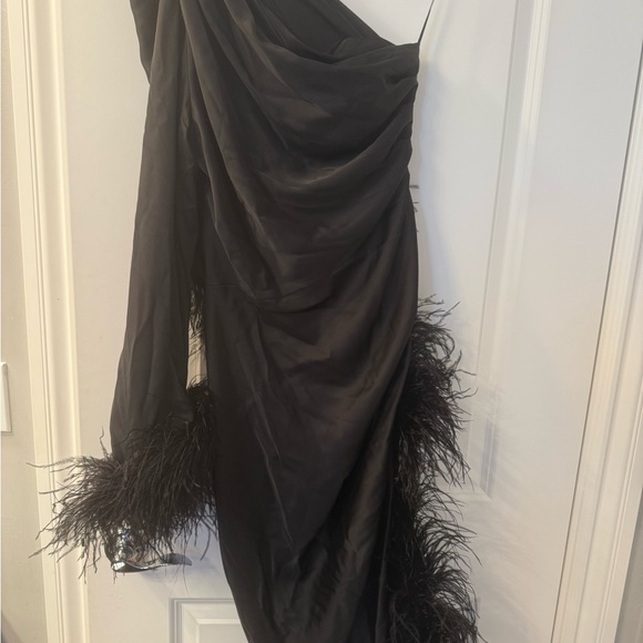 PatBo Feather Trim Oscar Dress - Picture 4 of 7